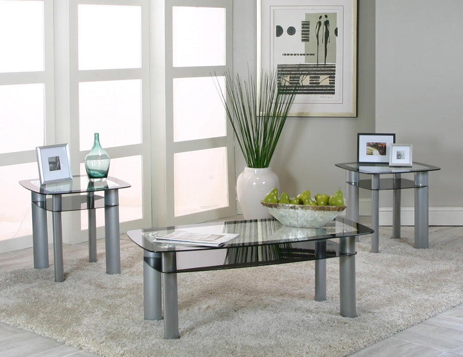 GRAY 3 PK TABLE SET (3/CN)