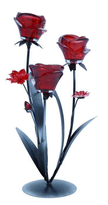 RED CANDLE HOLDER