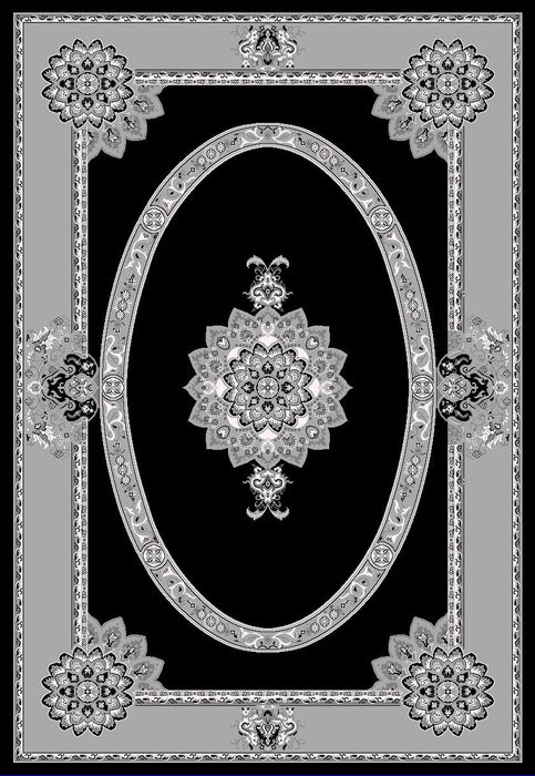 EMPIRE RUG 8X11 BLACK