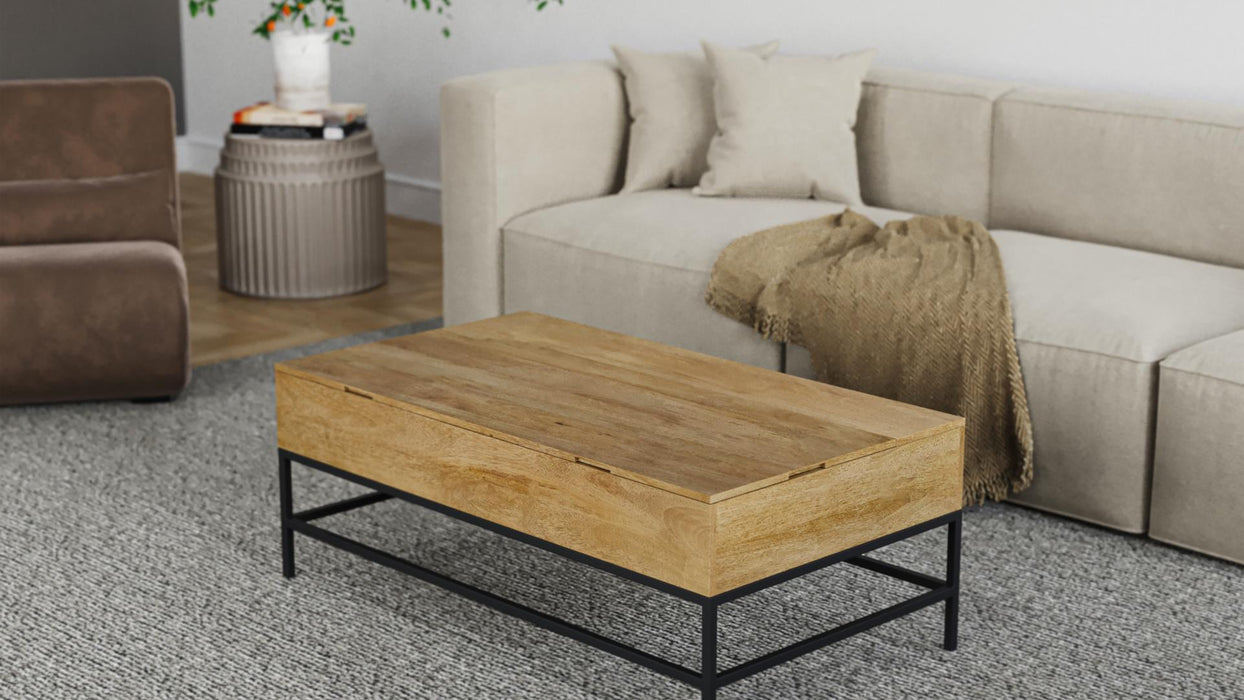 Coffee Lift Table Natural