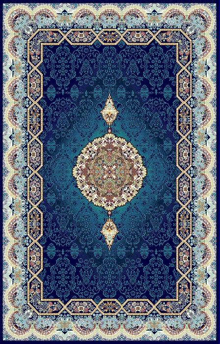ESFAHAN 8x11 NAVY