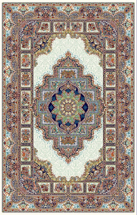ESFAHAN RUG 5X8 CREAM
