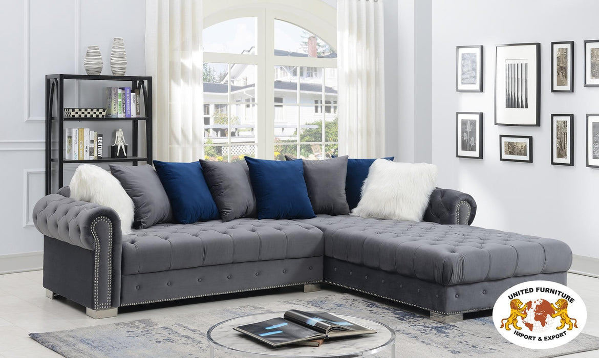 DARK GRAY 2 PC SECTIONAL