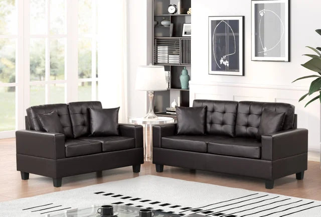 ESPRESSO- Sofa & Loveseat Set