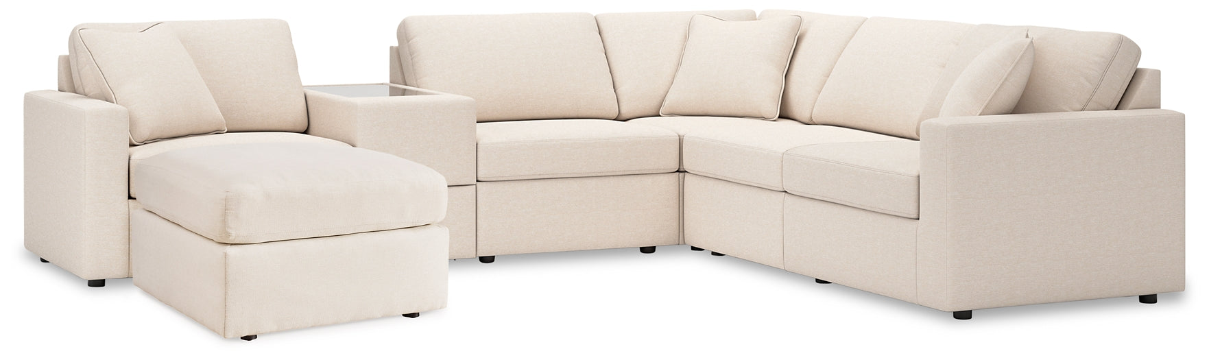 Modmax 6-Piece Sectional with Ottoman