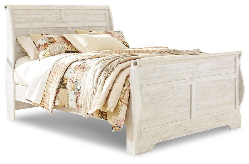 Willowton  Sleigh Bed