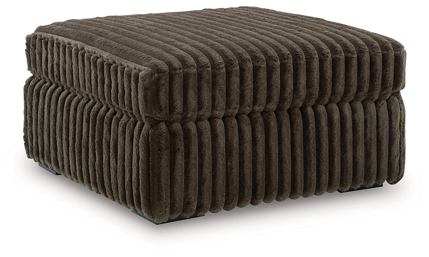 Midnight-Madness Oversized Accent Ottoman