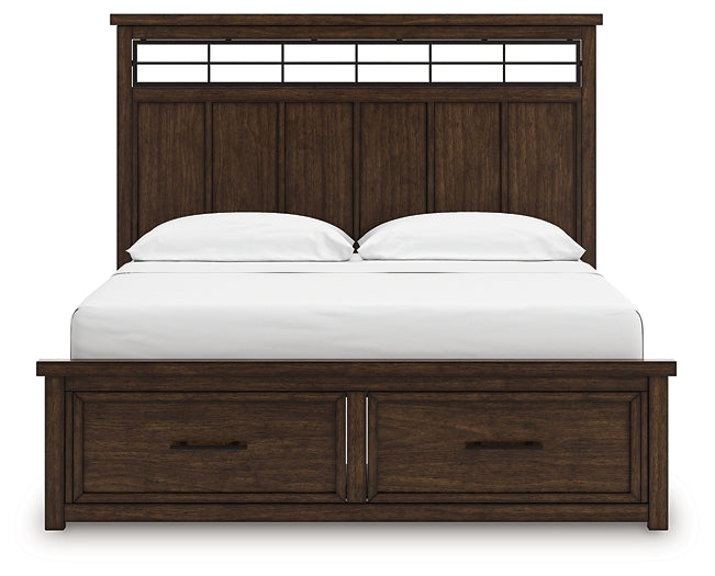 Taffenbrook California King Panel Storage Bed
