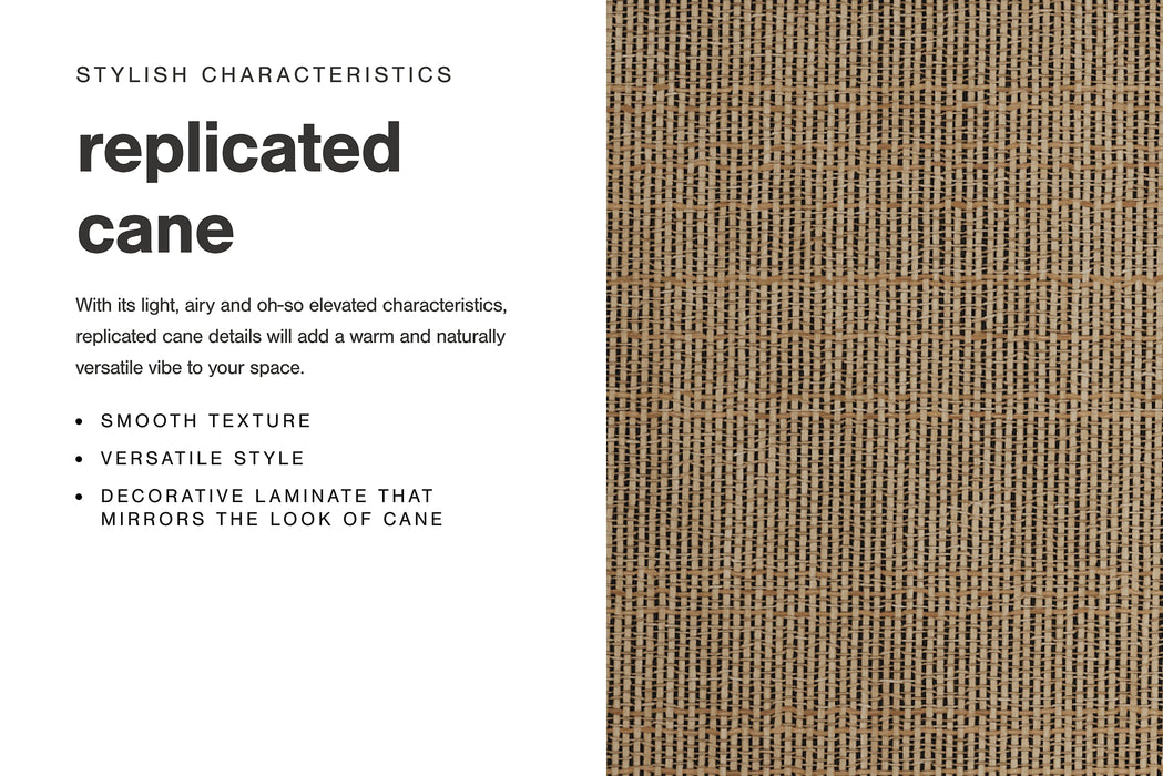 Cielden Full Panel Bed with Mirrored Dresser and Nightstand