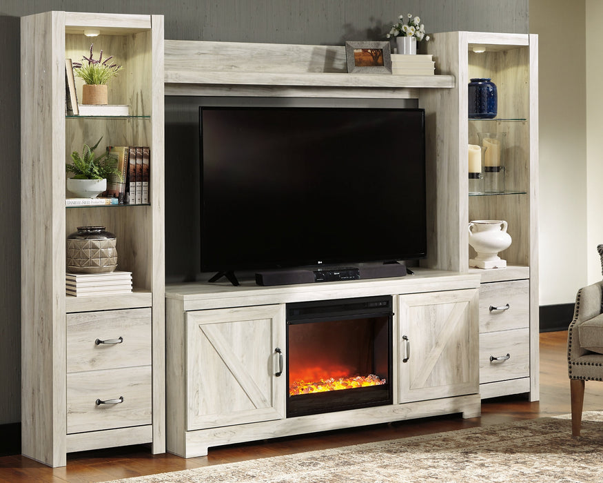 Bellaby 4-Piece Entertainment Center with Fireplace Huntsville Furniture Outlet