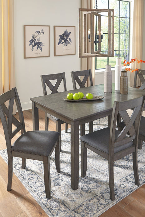 Caitbrook RECT DRM Table Set (7/CN) Huntsville Furniture Outlet