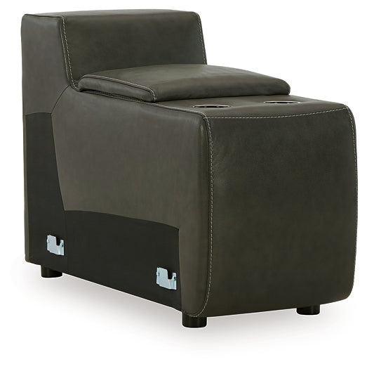Center Line 3-Piece Sectional with Recliner Huntsville Furniture Outlet