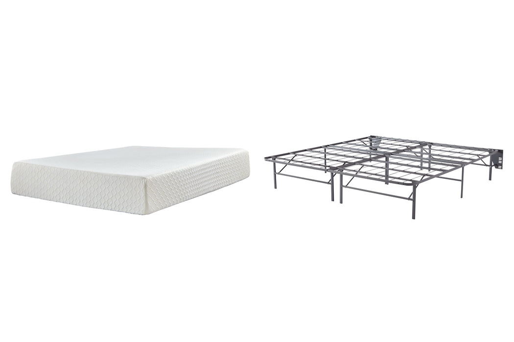 Chime 12 Inch Memory Foam Mattress with Foundation Huntsville Furniture Outlet