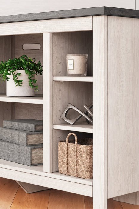 Dorrinson Corner TV Stand/Fireplace OPT Huntsville Furniture Outlet