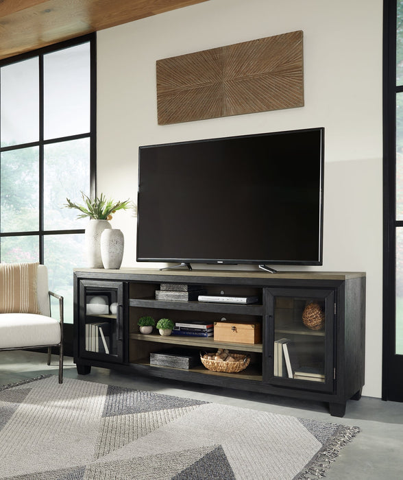 Foyland XL TV Stand w/Fireplace Option Huntsville Furniture Outlet