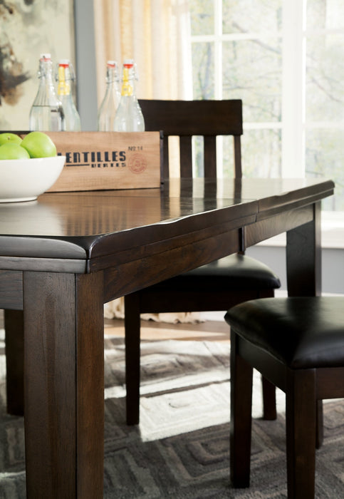 Haddigan Dining Table and 4 Chairs Huntsville Furniture Outlet