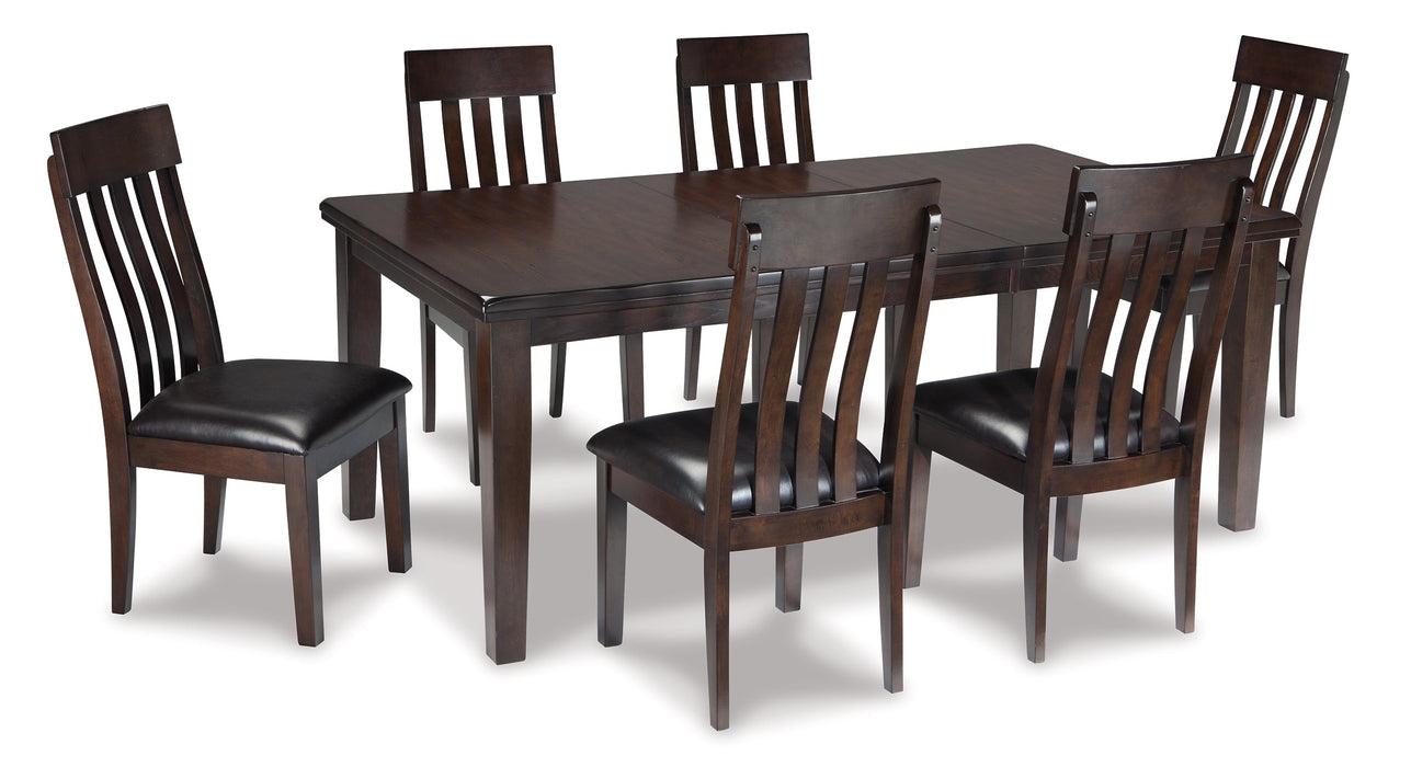Haddigan Dining Table and 6 Chairs Huntsville Furniture Outlet