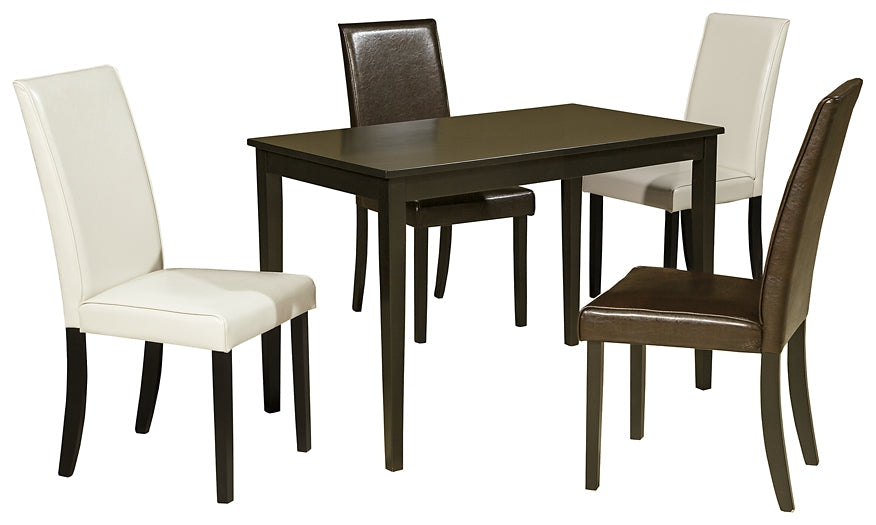 Kimonte Dining Table and 4 Chairs Huntsville Furniture Outlet
