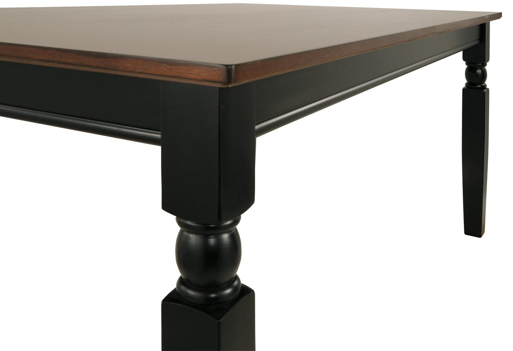Owingsville Dining Table and 4 Chairs Huntsville Furniture Outlet