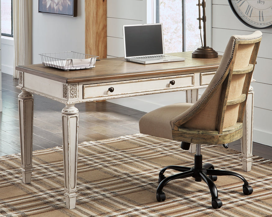 Realyn Home Office Desk Huntsville Furniture Outlet