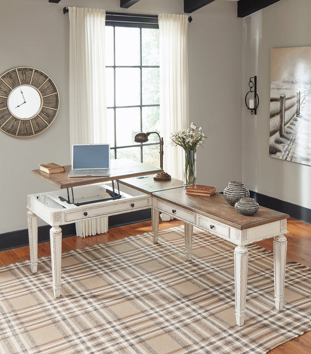 Realyn Home Office Lift Top Desk Huntsville Furniture Outlet