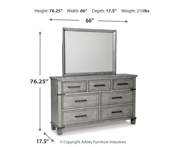 Russelyn Dresser and Mirror Huntsville Furniture Outlet
