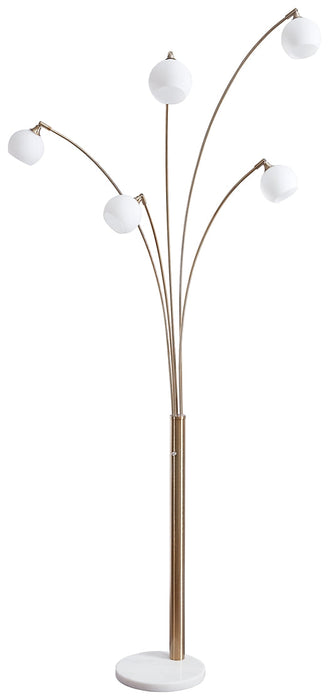 Taliya Metal Arc Lamp (1/CN) Huntsville Furniture Outlet