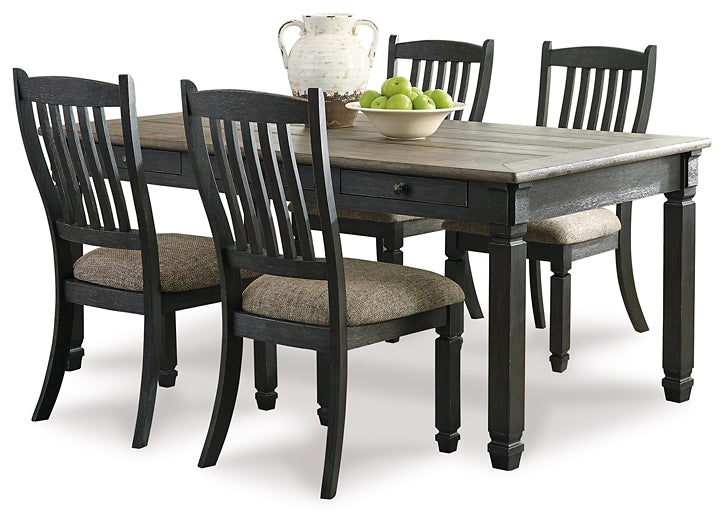 Tyler Creek Dining Table and 4 Chairs Huntsville Furniture Outlet