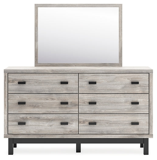 Vessalli Dresser and Mirror Huntsville Furniture Outlet