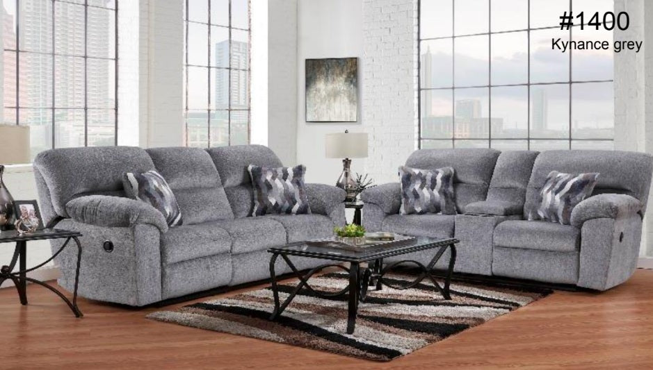 #1400 Kynance grey loveseat