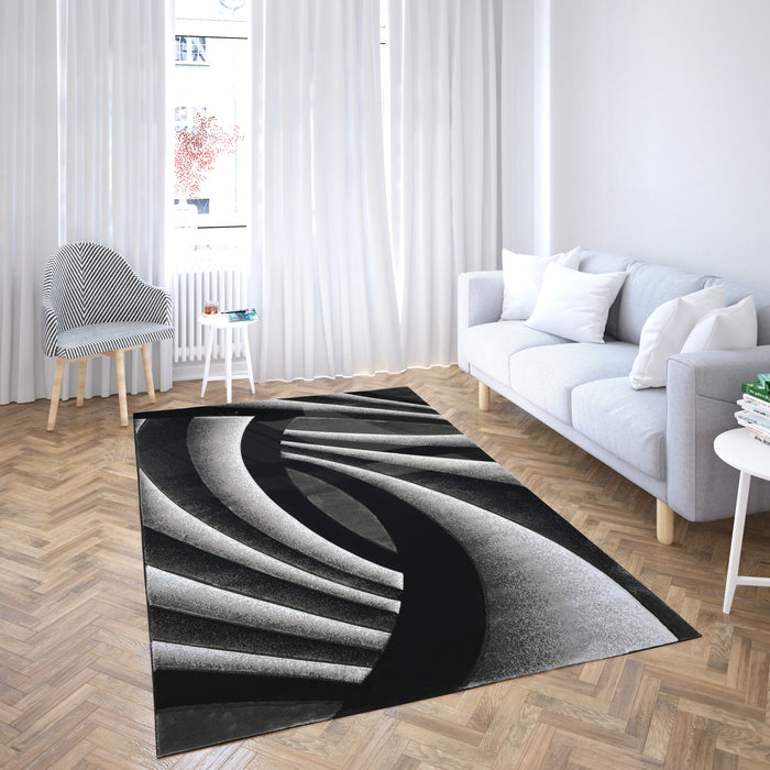 ARUBA 8x11 RUG BLACK