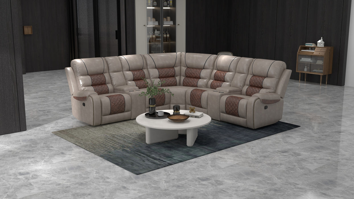Starwood BEIGE/BROWN sectional