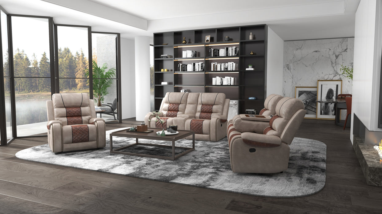 Starwood Beige/Brown Loveseat