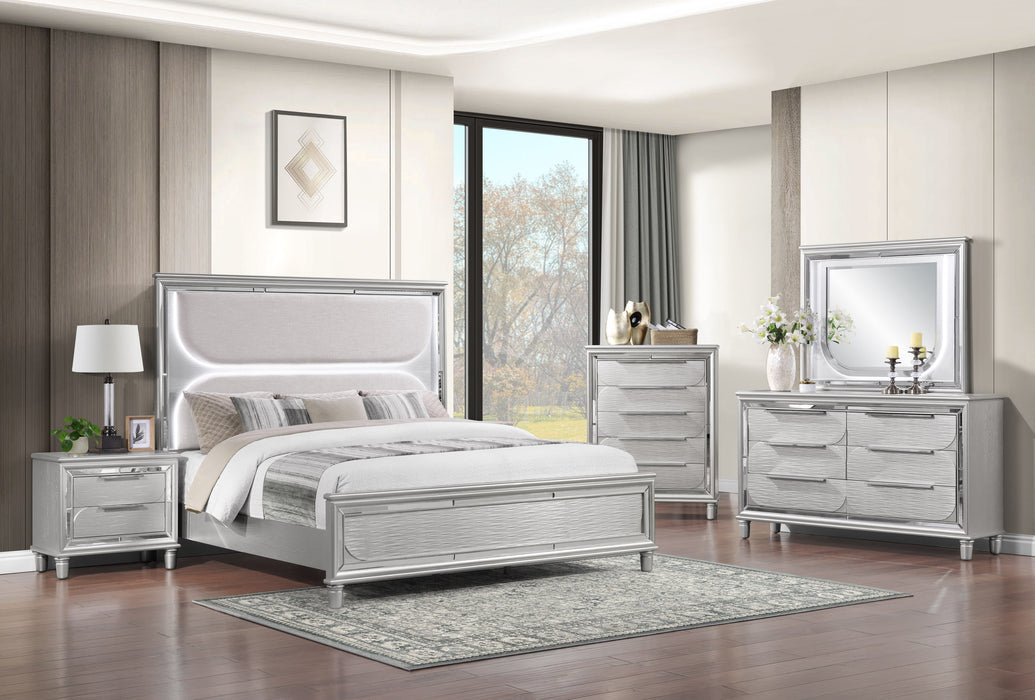 HCB66001- Queen bed set (QB/MD/C/1N)