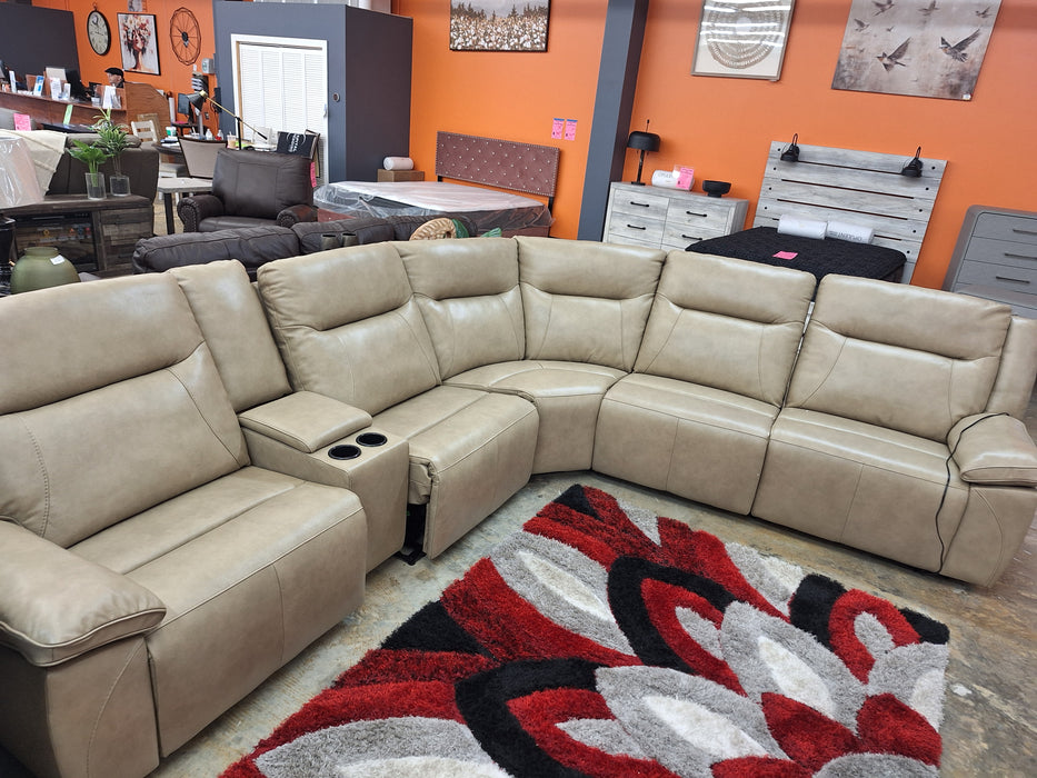 Kuka Power recliner 6 piece tan