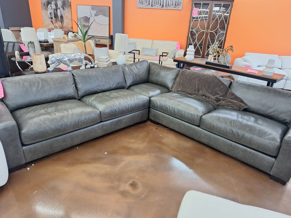 Kuka Stationary LEATHER Sofa