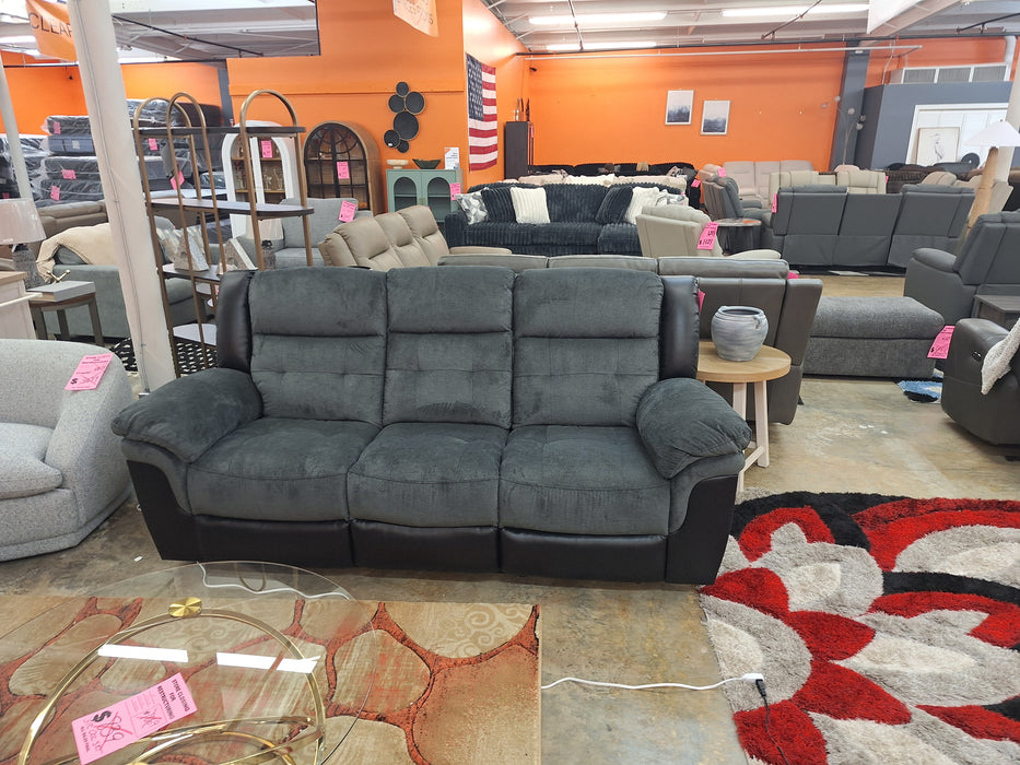 Abbyson Living Tacoma Manual Reclining Sofa Gray