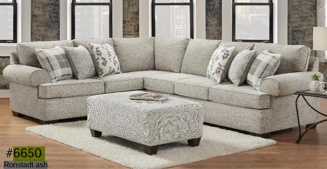 #6650 Ronstadt ash sectional