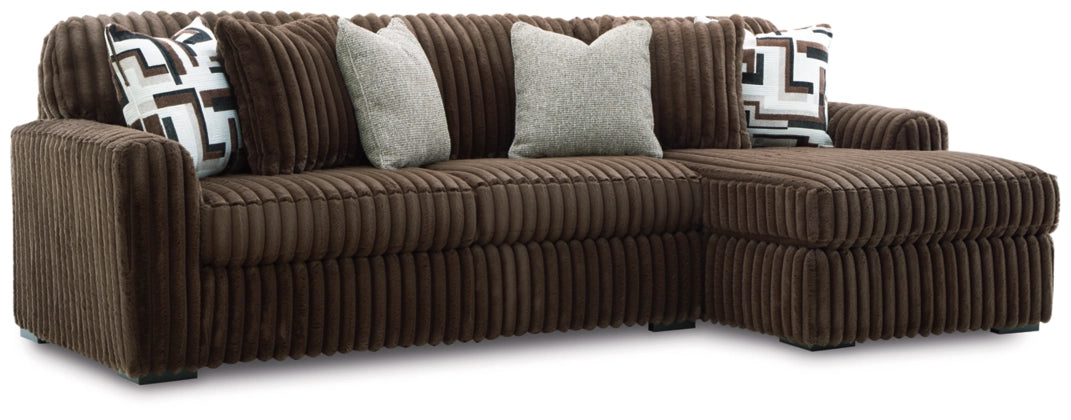 Midnight-Madness 2-Piece Right Sectional Sofa with Chaise