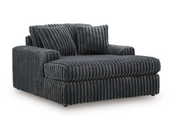 Midnight-Madness Oversized Chaise Gray