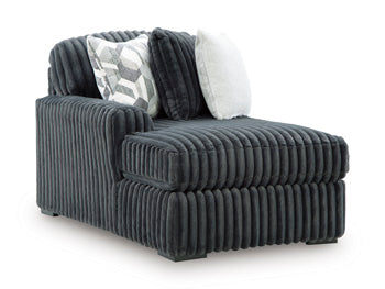 Midnight-Madness Left Chaise gray