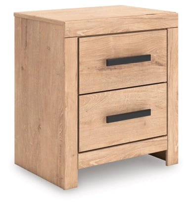 Sanginlane Two Drawer Night Stand