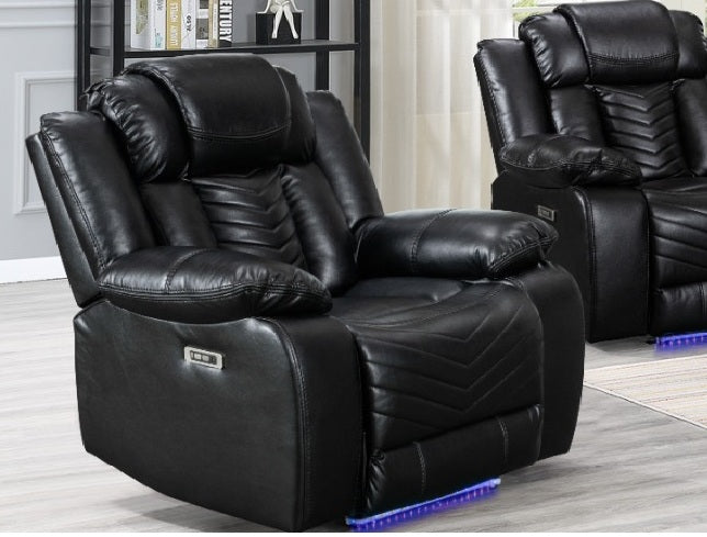 WAVE black Recliner