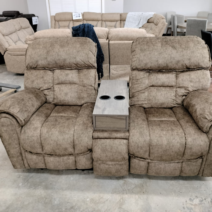 Imported Brown Reclining Loveseat