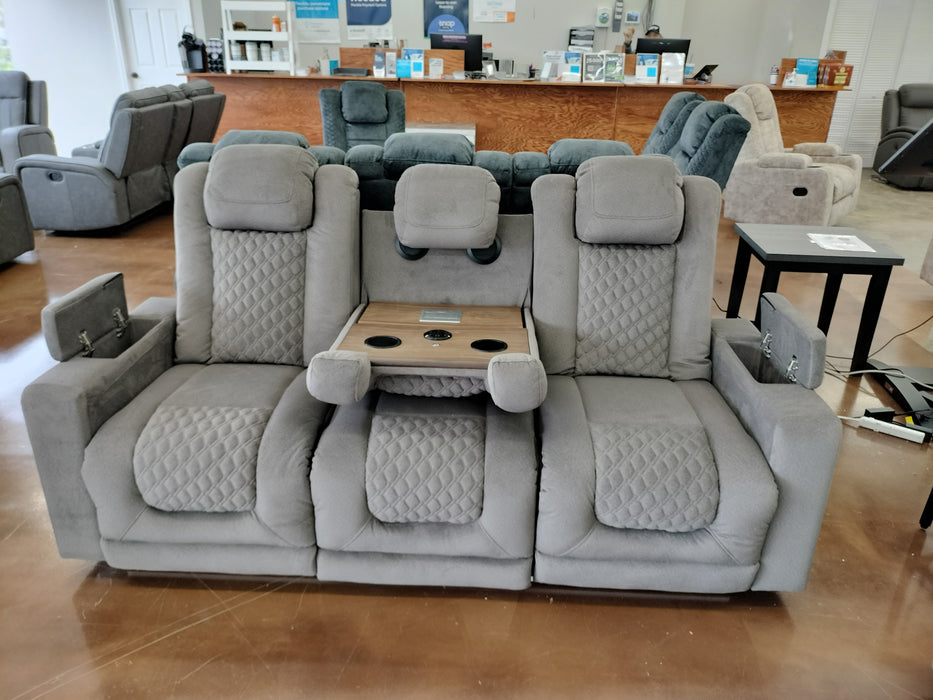 Royalty Grey power Sofa Bluetooth Recliner