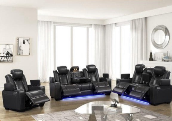 JOURNEY BLACK POWER SINGLE RECLINER W/ POWER