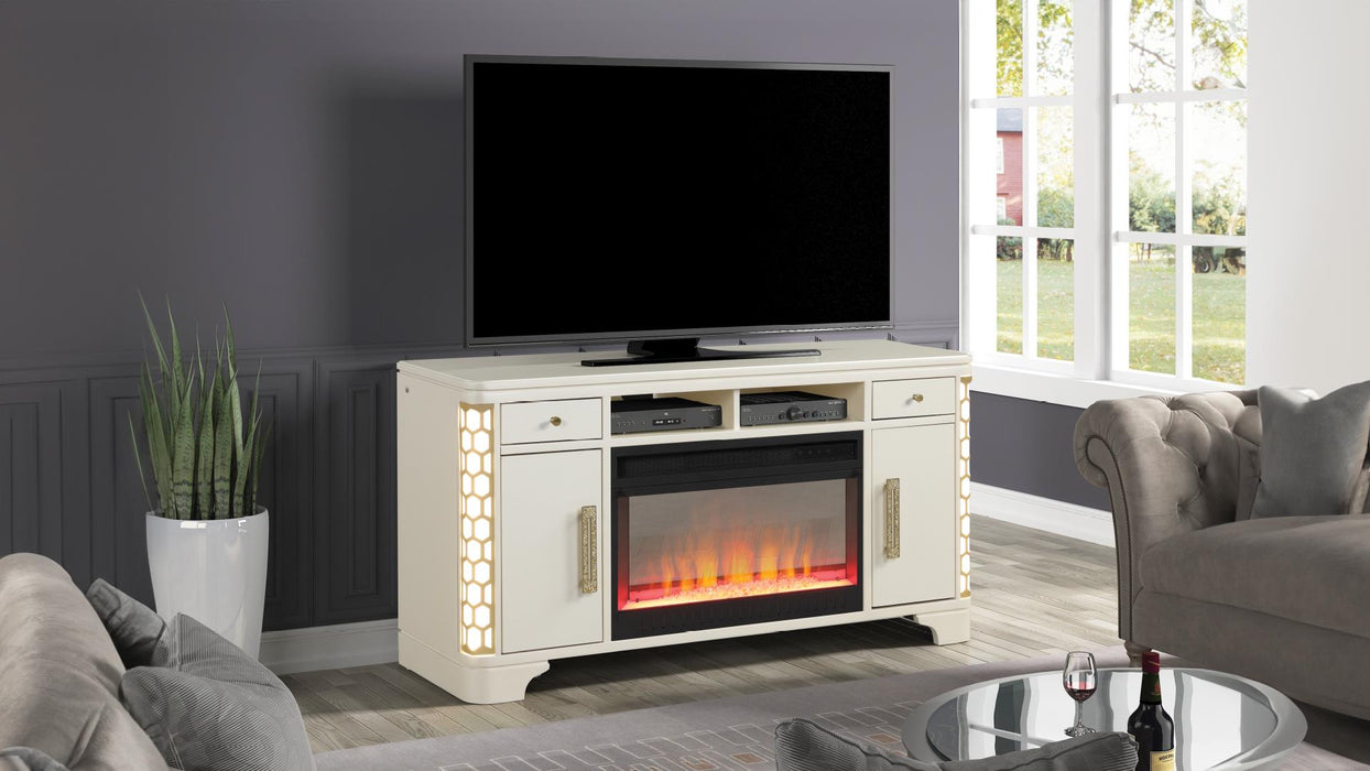 Jasmine Fire Place in Beige