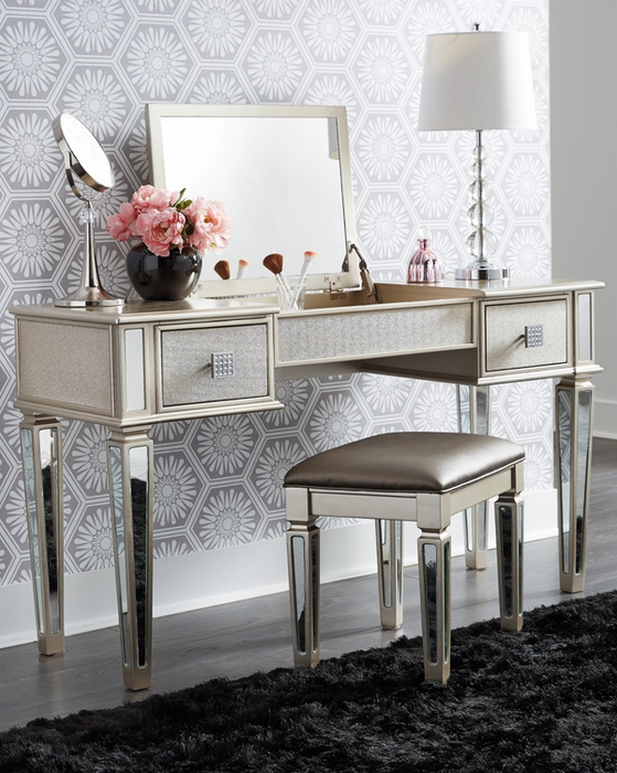 JULIET VANITY W/ STOOL White