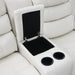 WHITE MOTION LED LOVESEAT Huntsville Furniture Outlet