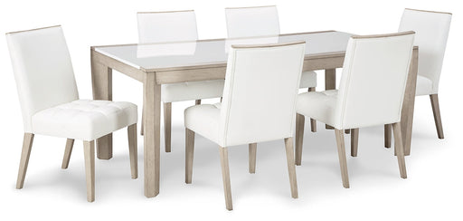 Wendora Dining Table and 6 Chairs Huntsville Furniture Outlet